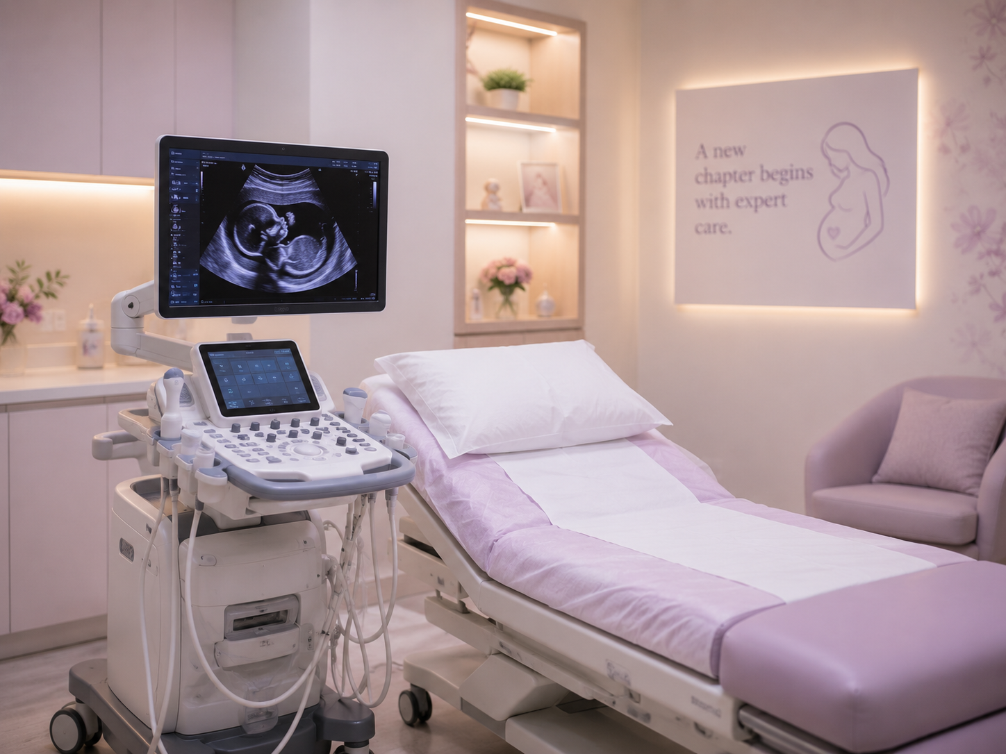 Antenatal scan suite